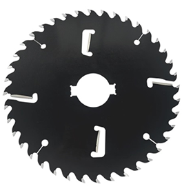 HW-Reduceed kerf multiripping saw blades with rakers