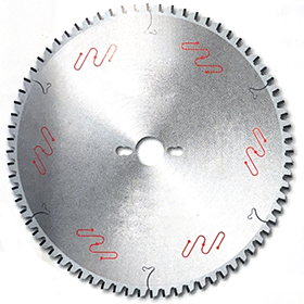 HW-Saw blades to cut bilaminated panels