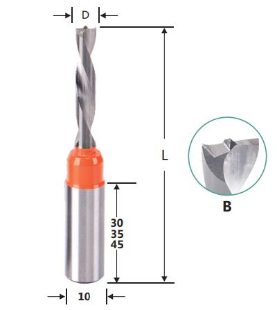 Solid Carbide Dowel Drills (B)