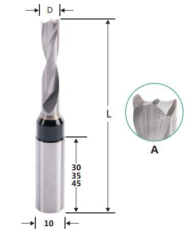 Solid Carbide Dowel Drills (A)