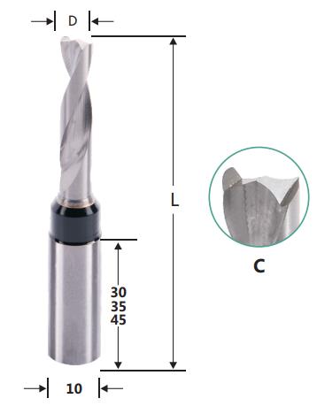 Solid Carbide Dowel Drills (C)