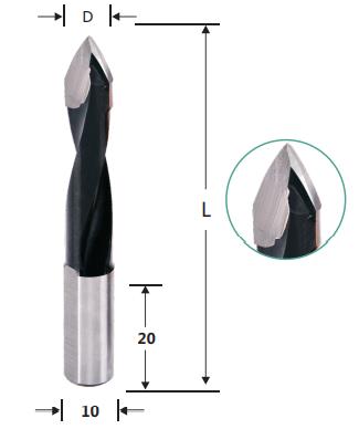 Economical Dowel Drills for Through Hole