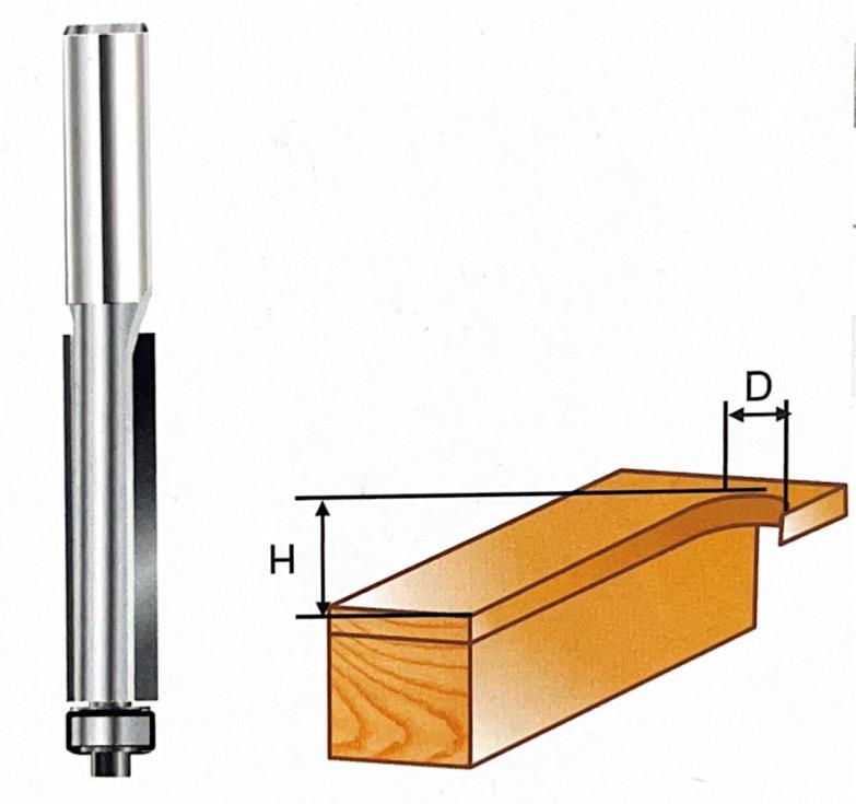 Extended trimming knife